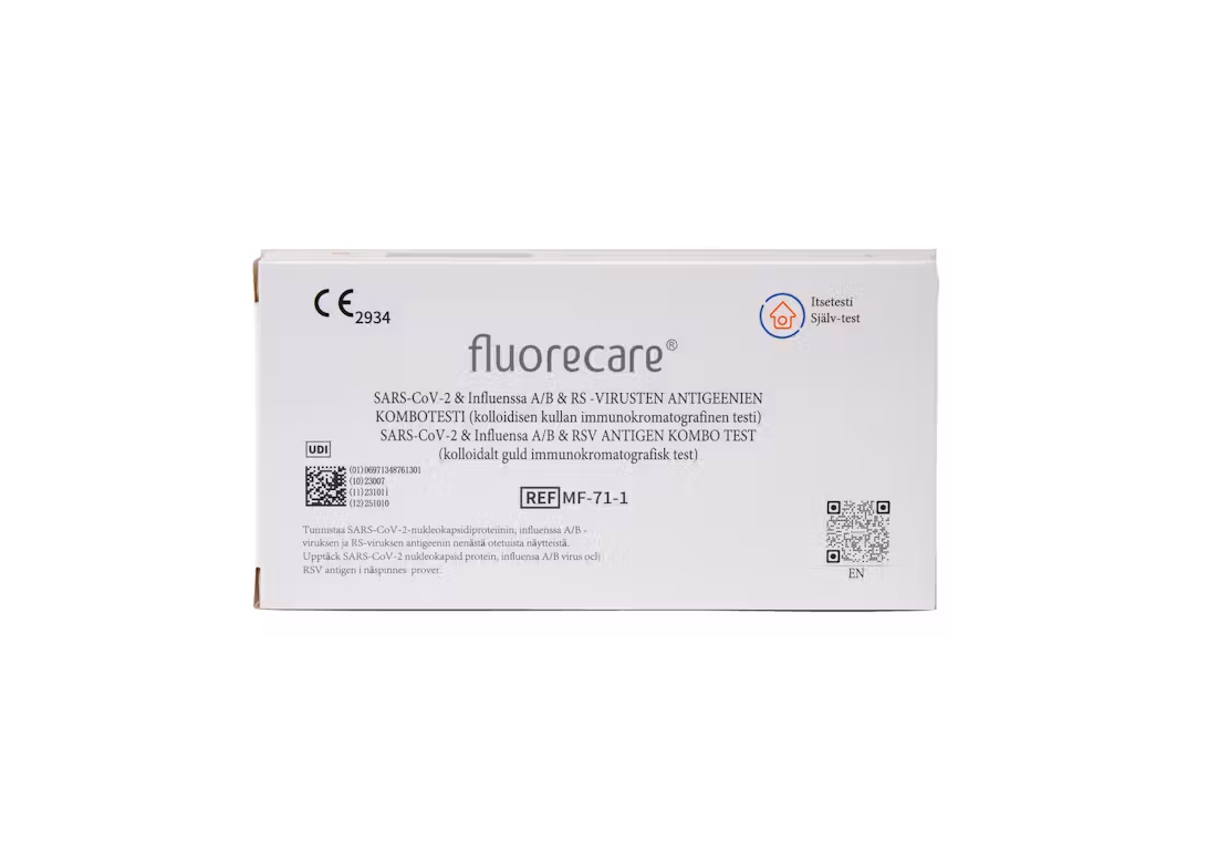 Influenssatesti, koronavirus- ja RSV-yhdistelmätesti, 3 kpl