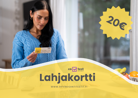 Hyvinvointitestit lahjakortti