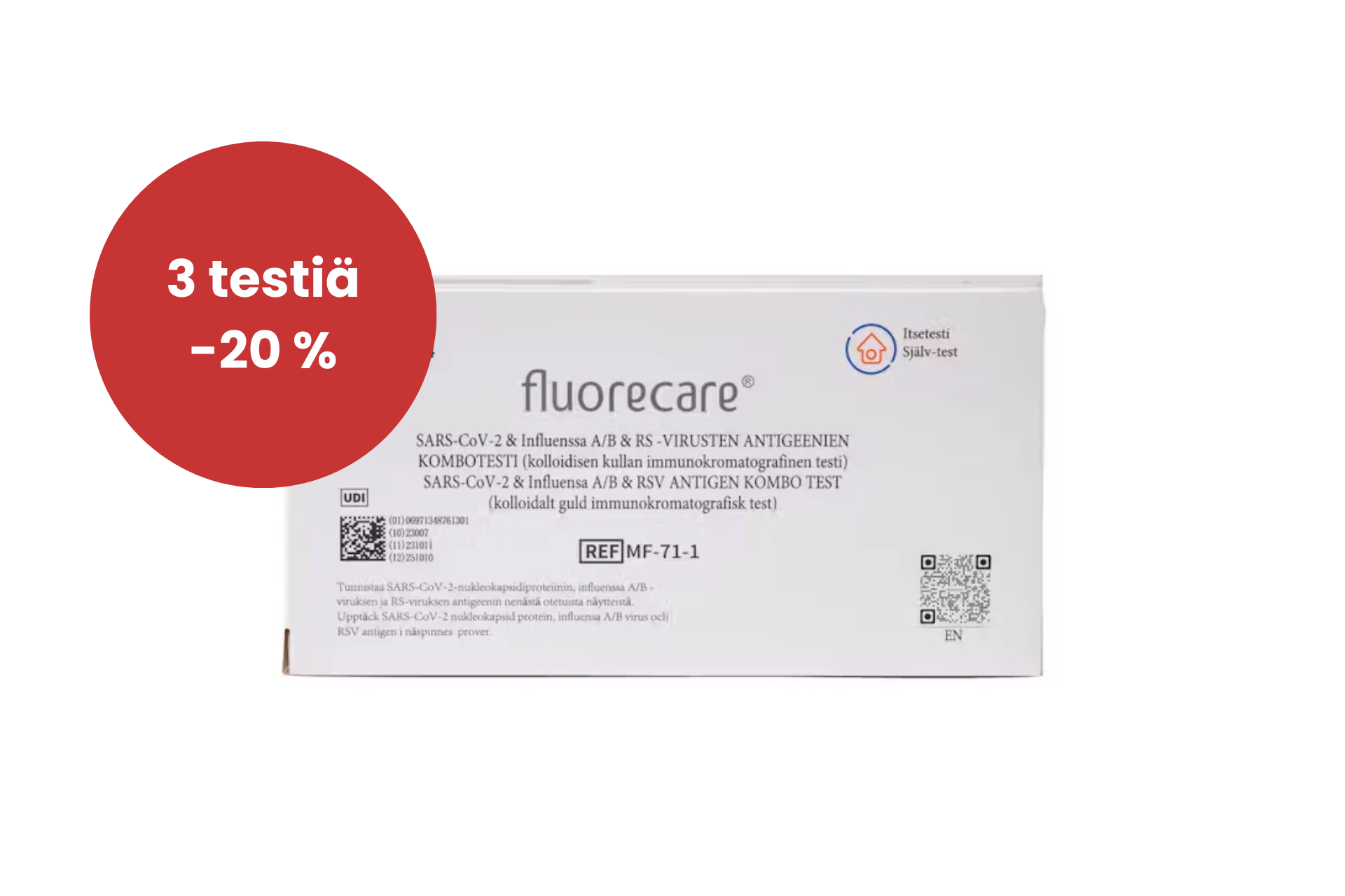 Influenssatesti, koronavirus- ja RSV-yhdistelmätesti
